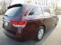 2014 Dark Cherry Pearl Honda Odyssey LX  photo #5