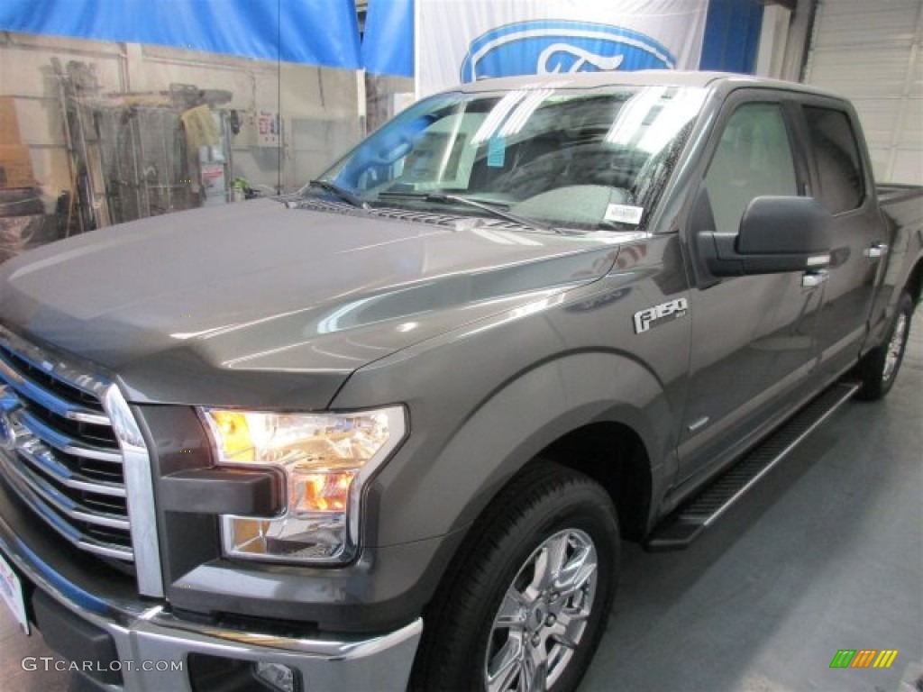 2016 F150 XLT SuperCrew - Magnetic / Medium Earth Gray photo #3