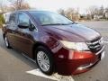 2014 Dark Cherry Pearl Honda Odyssey LX  photo #7