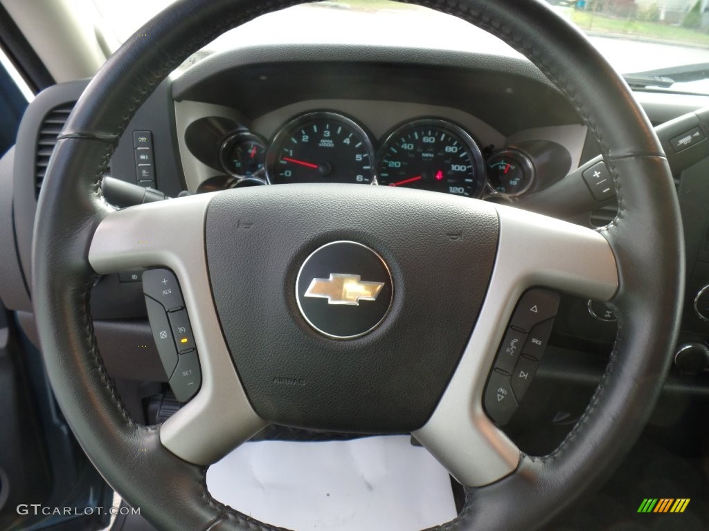 2013 Silverado 1500 LT Extended Cab 4x4 - Blue Granite Metallic / Ebony photo #22