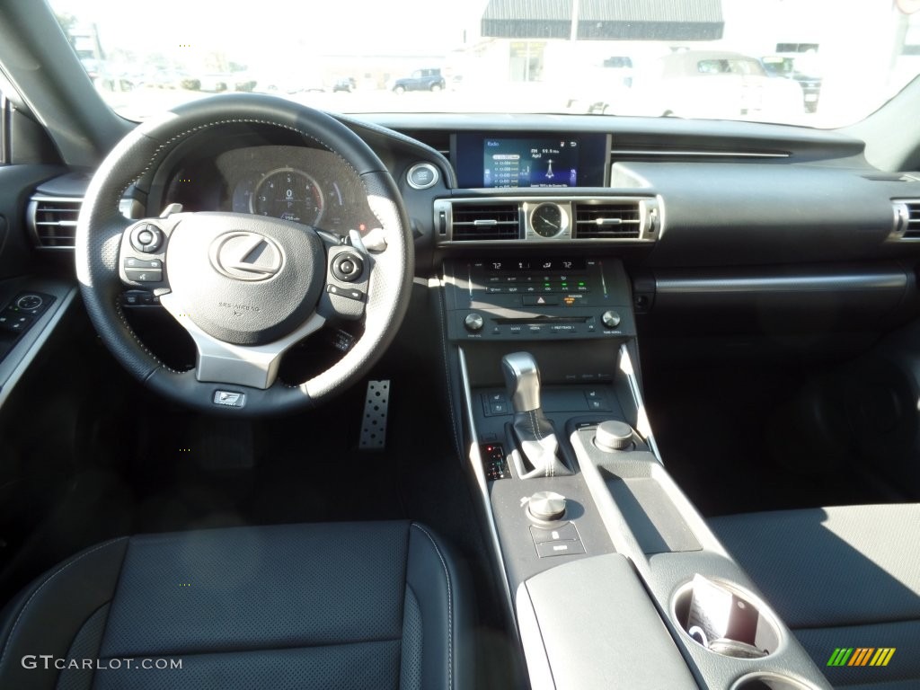 2016 Lexus IS 200t F Sport Black Dashboard Photo #109353203