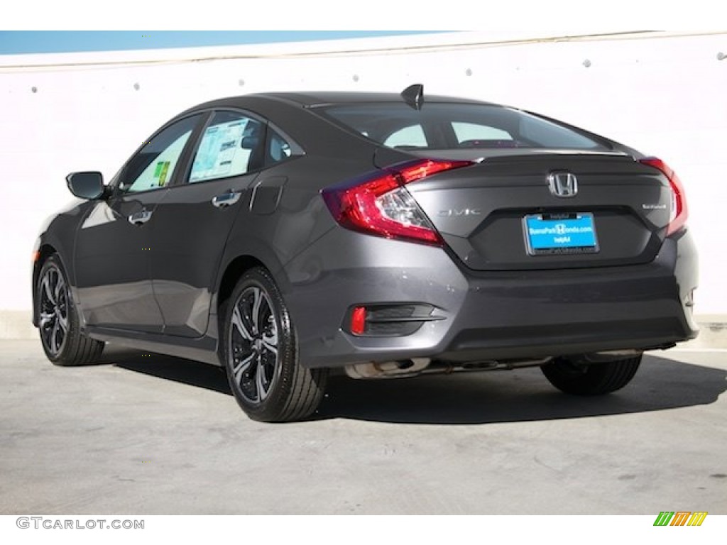 2016 Civic Touring Sedan - Modern Steel Metallic / Black photo #2
