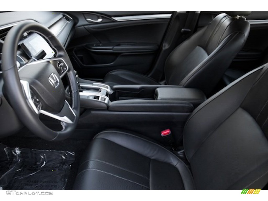 2016 Civic Touring Sedan - Modern Steel Metallic / Black photo #9
