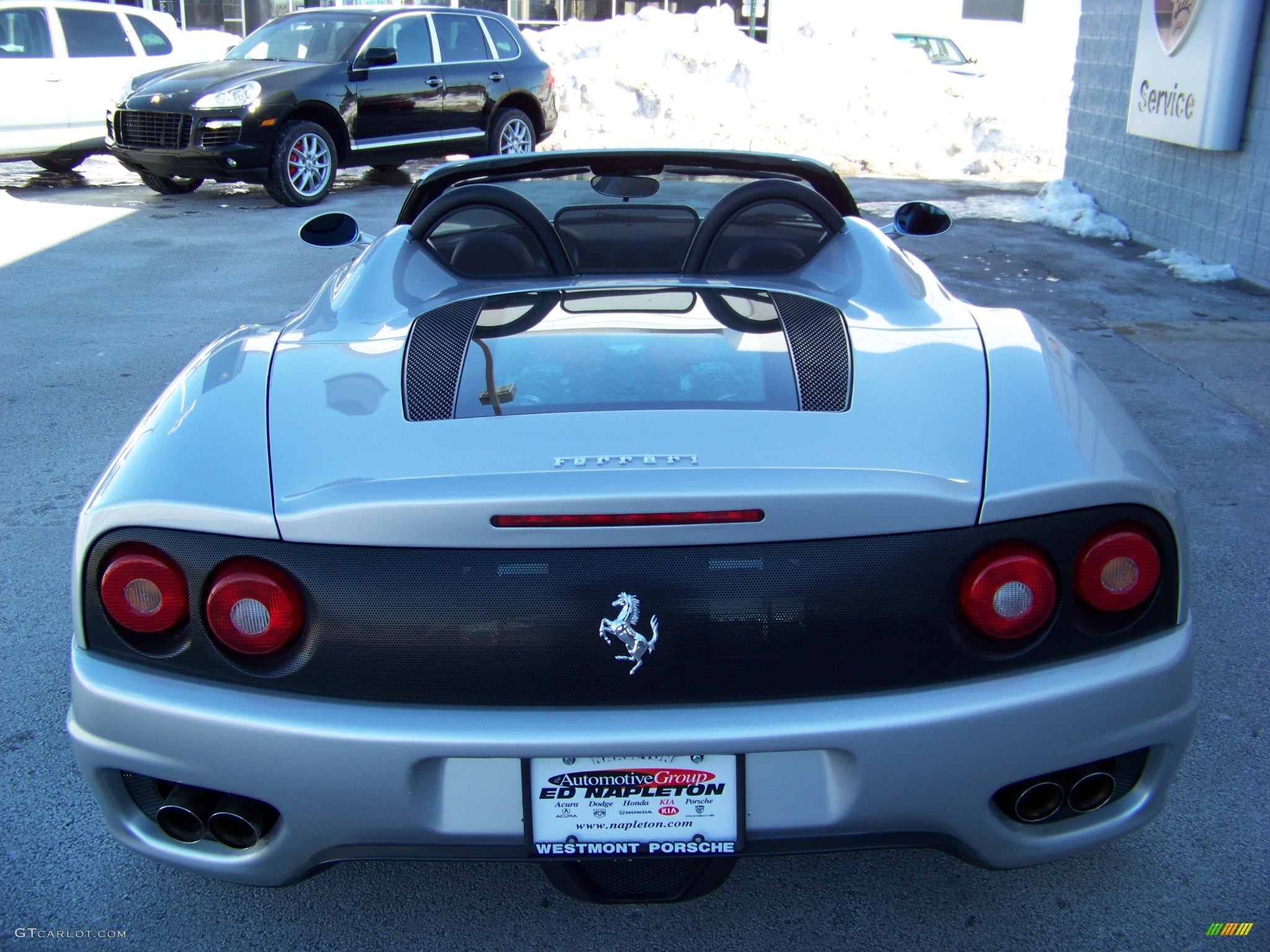2001 360 Spider - Argento Nurburgring (Silver) / Blue photo #5