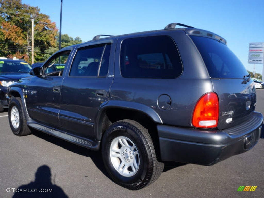 2002 Durango SLT 4x4 - Graphite Metallic / Dark Slate Gray photo #3