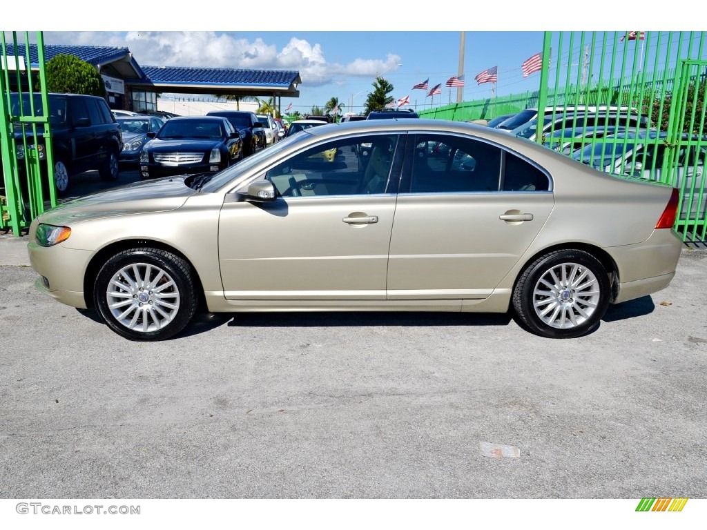 2007 S80 3.2 - Shimmer Gold Metallic / Sandstone Beige photo #5