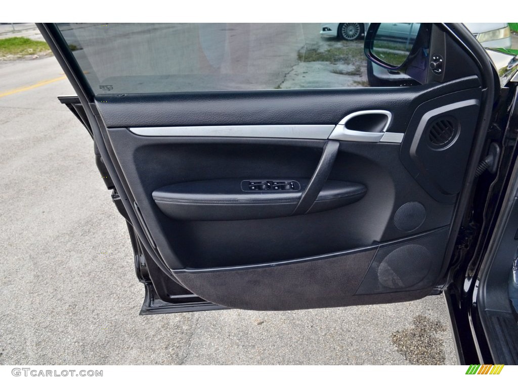 2006 Porsche Cayenne Tiptronic Black Door Panel Photo #109366136