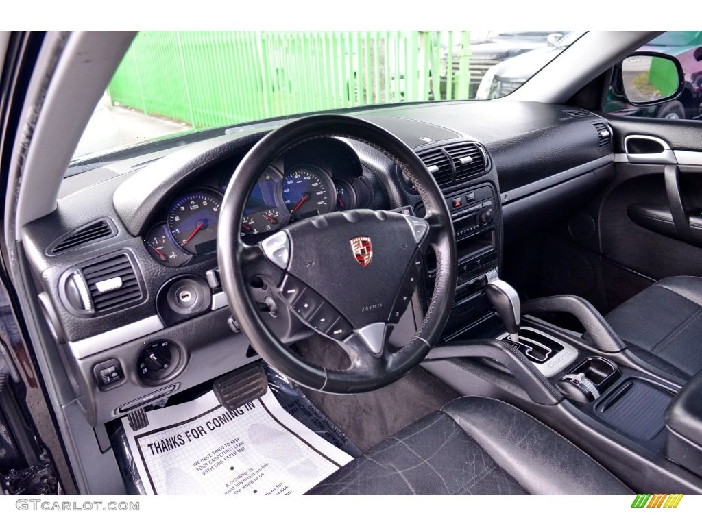 Black Interior 2006 Porsche Cayenne Tiptronic Photo #109366187