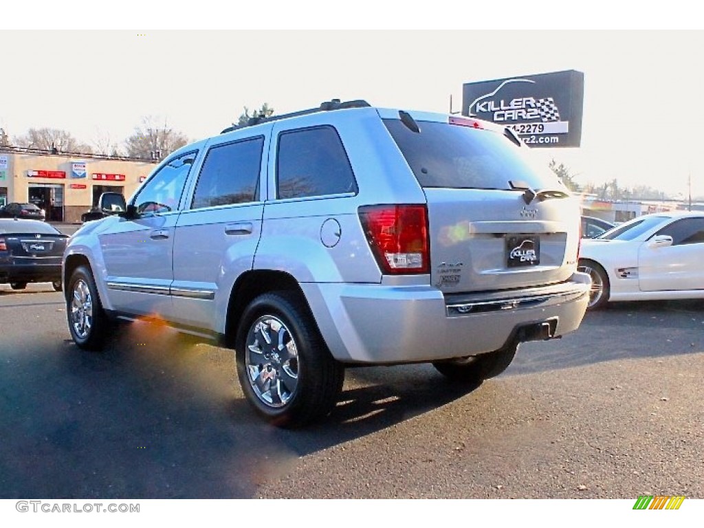 2008 Grand Cherokee Limited 4x4 - Bright Silver Metallic / Dark Slate Gray/Light Graystone photo #5