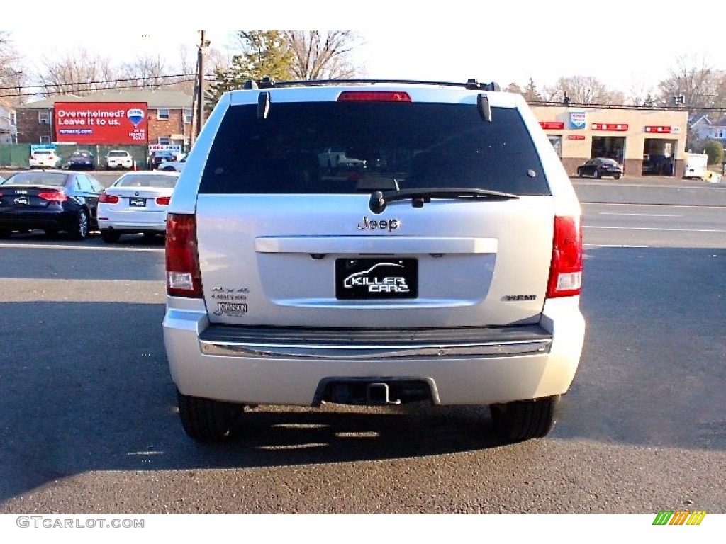 2008 Grand Cherokee Limited 4x4 - Bright Silver Metallic / Dark Slate Gray/Light Graystone photo #6