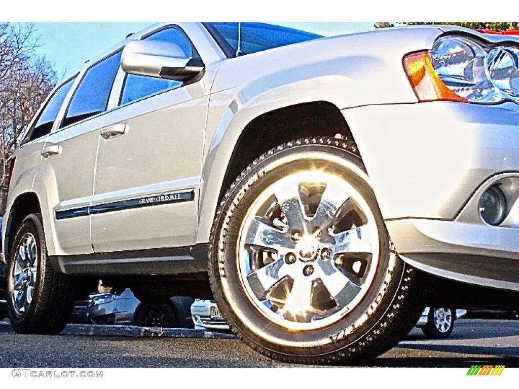 2008 Grand Cherokee Limited 4x4 - Bright Silver Metallic / Dark Slate Gray/Light Graystone photo #13