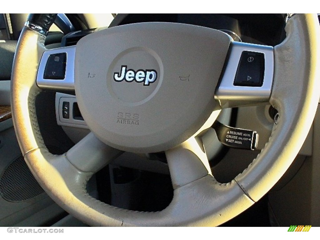 2008 Grand Cherokee Limited 4x4 - Bright Silver Metallic / Dark Slate Gray/Light Graystone photo #25