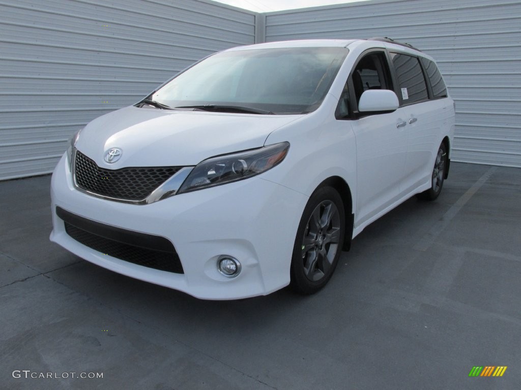 2015 Sienna SE - Super White / Black photo #7