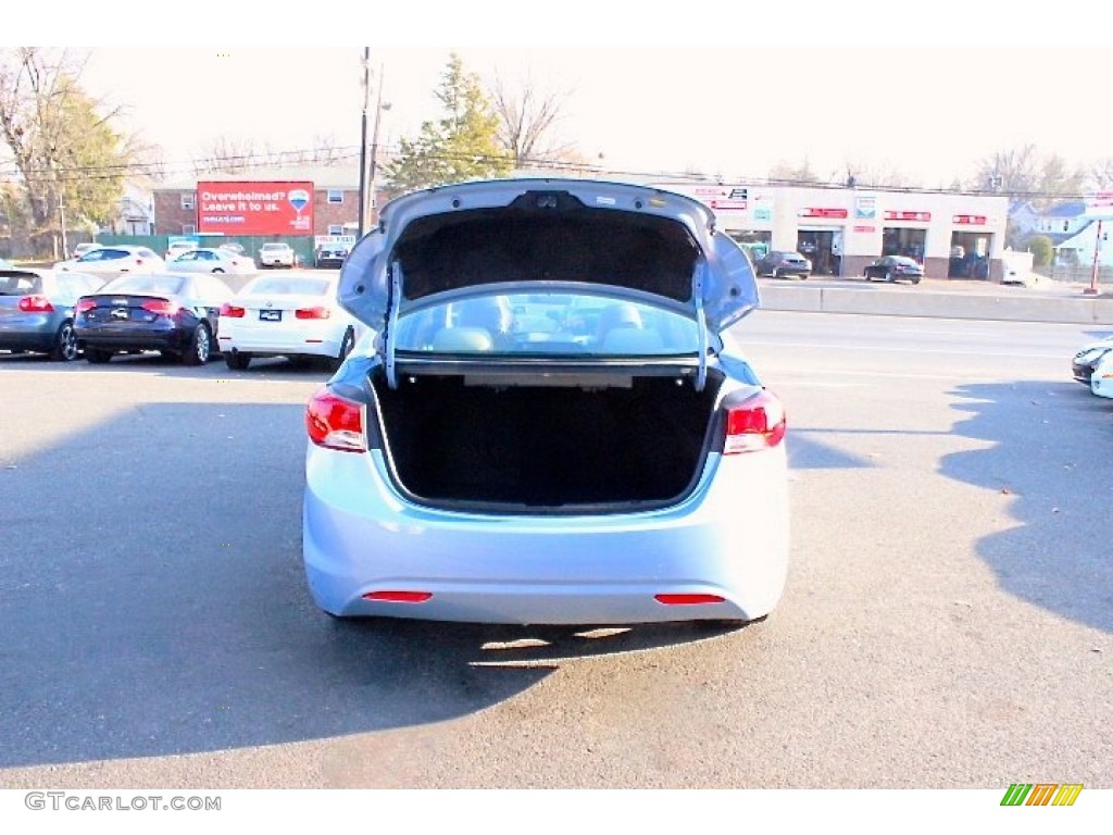 2012 Elantra Limited - Blue Sky Metallic / Beige photo #43