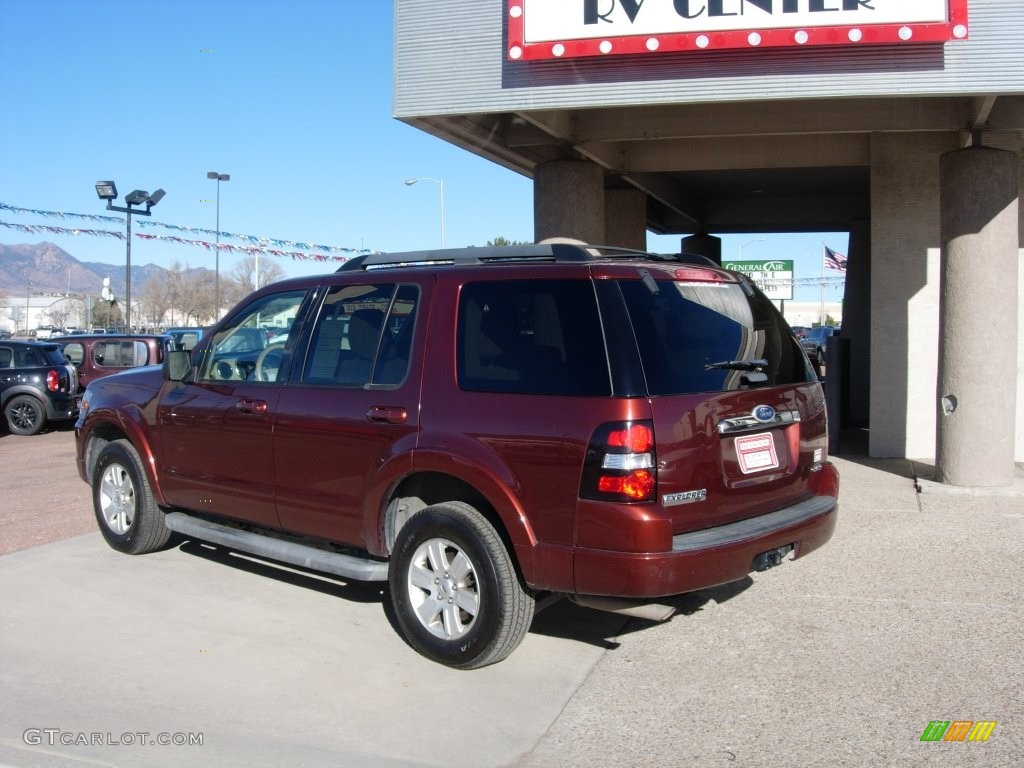 2010 Explorer XLT 4x4 - Dark Copper Metallic / Camel photo #3