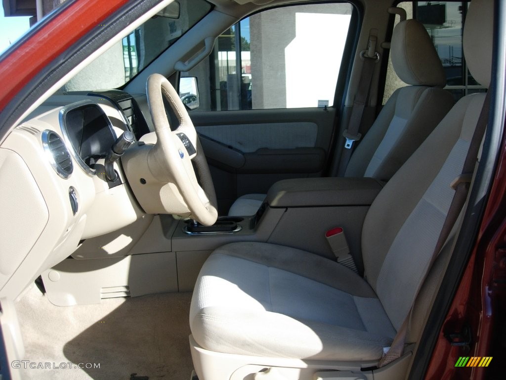 2010 Explorer XLT 4x4 - Dark Copper Metallic / Camel photo #10
