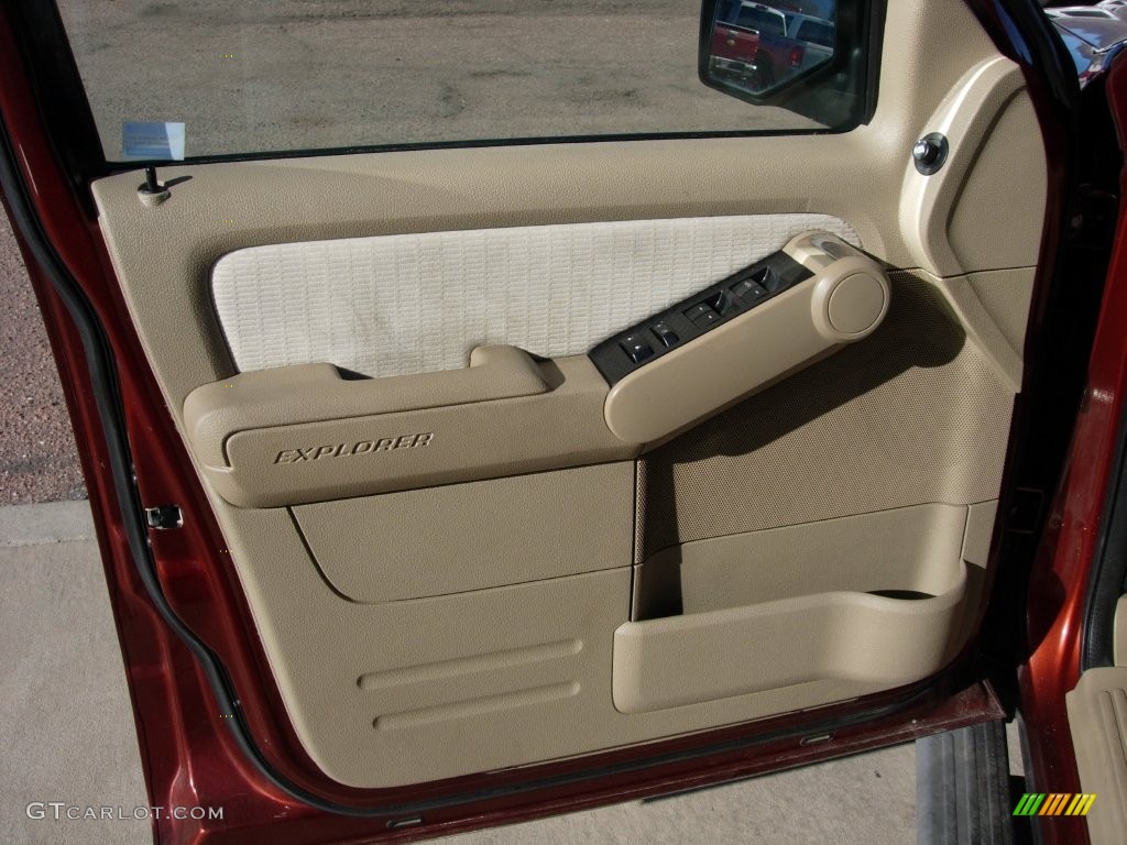 2010 Explorer XLT 4x4 - Dark Copper Metallic / Camel photo #11