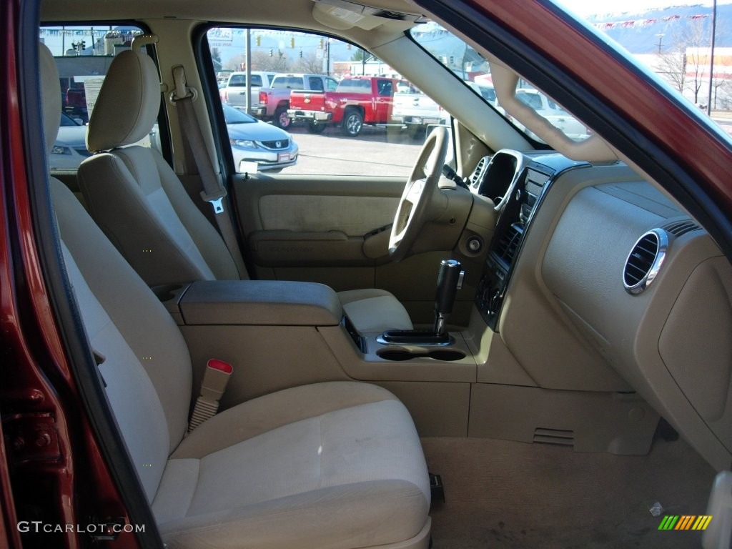 2010 Explorer XLT 4x4 - Dark Copper Metallic / Camel photo #19
