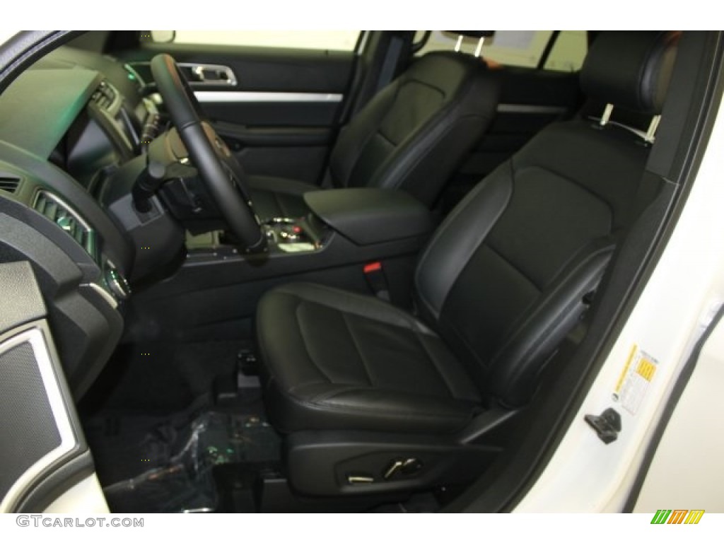 Ebony Black Interior 2016 Ford Explorer XLT 4WD Photo #109369790