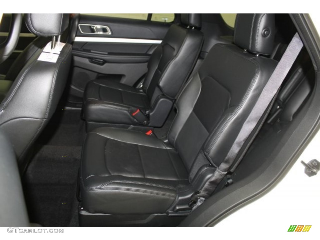 Ebony Black Interior 2016 Ford Explorer XLT 4WD Photo #109369802