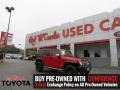 Flame Red 2011 Jeep Wrangler Unlimited Sahara 4x4