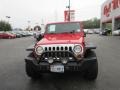 2011 Flame Red Jeep Wrangler Unlimited Sahara 4x4  photo #3
