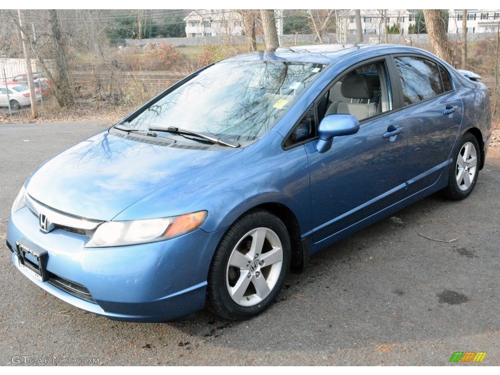 Atomic Blue Metallic 2008 Honda Civic EX Sedan Exterior Photo #109373106