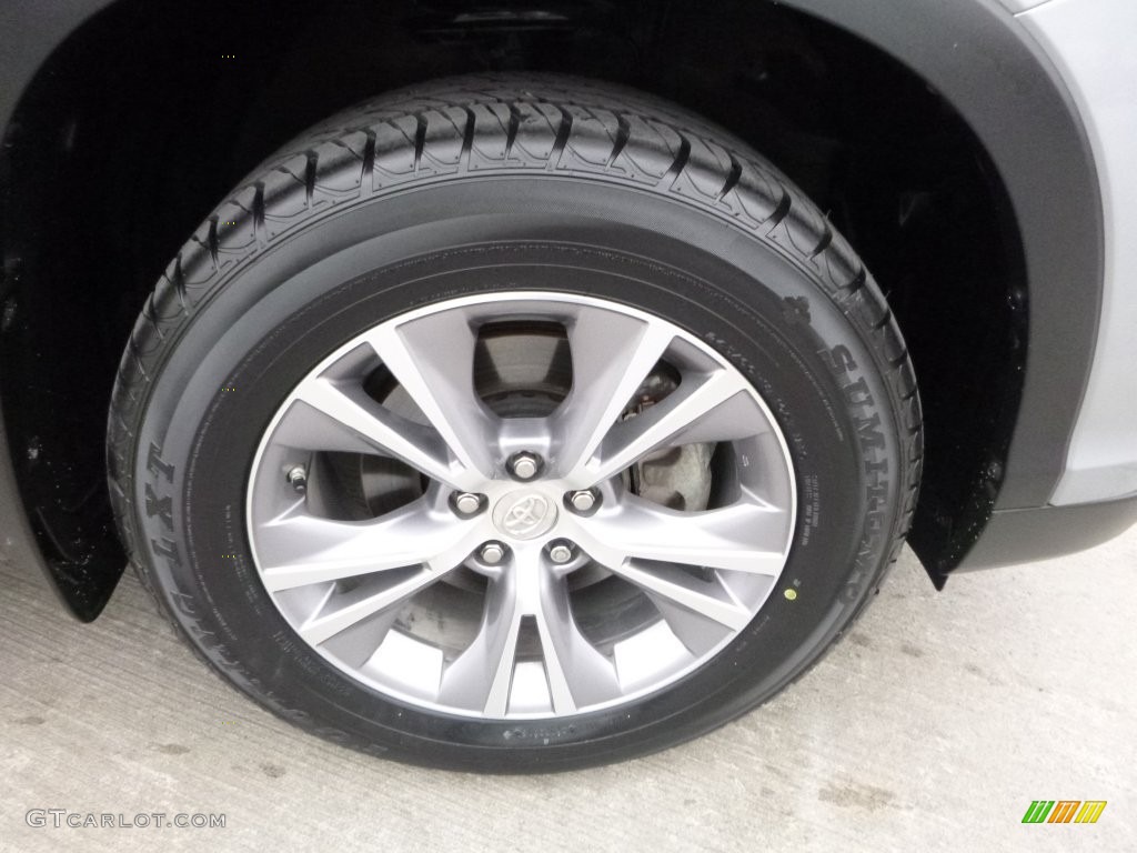 2015 Highlander XLE AWD - Silver Sky Metallic / Black photo #2