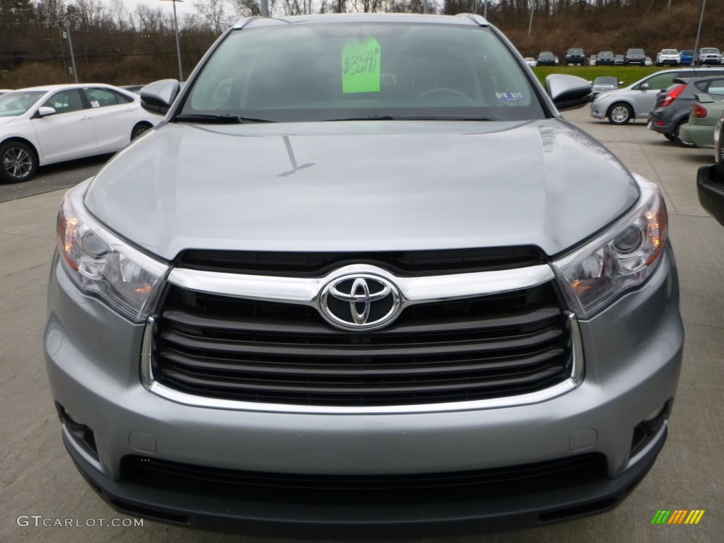 2015 Highlander XLE AWD - Silver Sky Metallic / Black photo #13