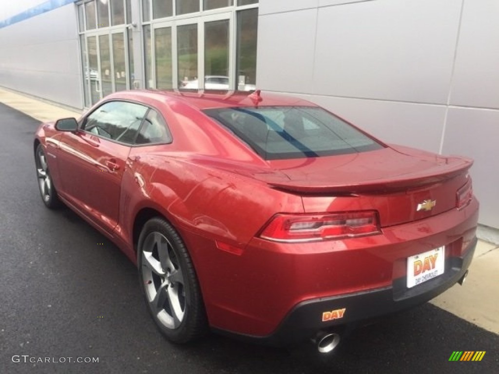 2014 Camaro LT Coupe - Red Rock Metallic / Black photo #5