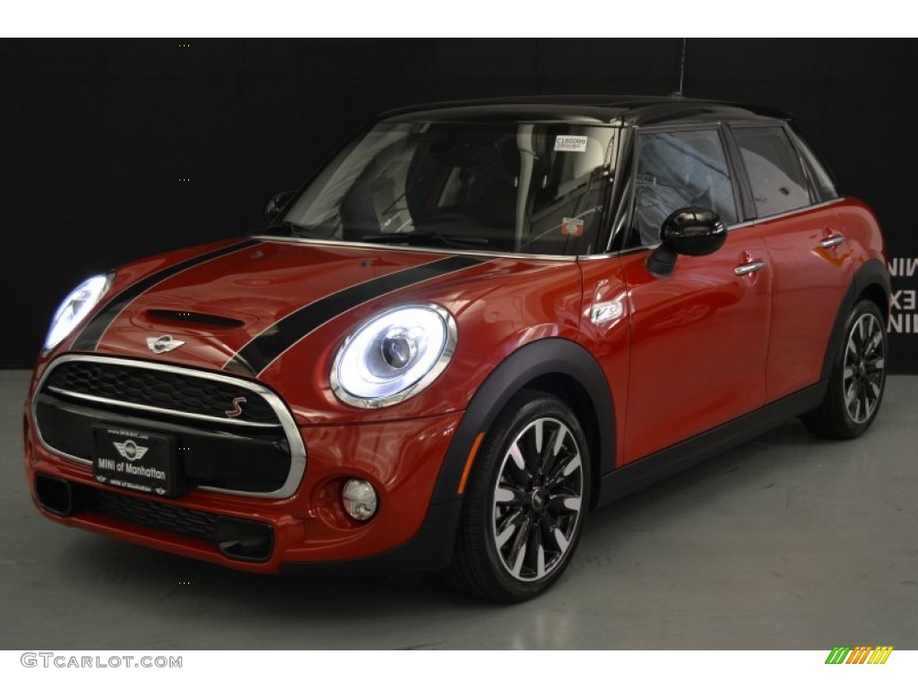 2016 Hardtop Cooper S 4 Door - Blazing Red Metallic / Carbon Black photo #1