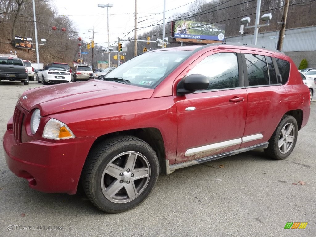 Inferno Red Crystal Pearl 2010 Jeep Compass Sport 4x4 Exterior Photo #109376529