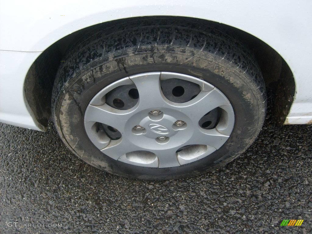 2001 Elantra GLS - Noble White / Beige photo #9
