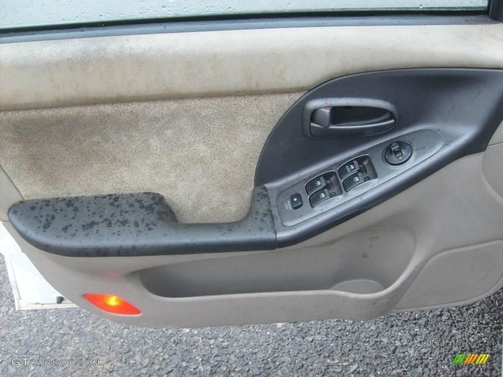 2001 Elantra GLS - Noble White / Beige photo #12