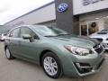 2016 Jasmine Green Metallic Subaru Impreza 2.0i Premium 5-door  photo #1