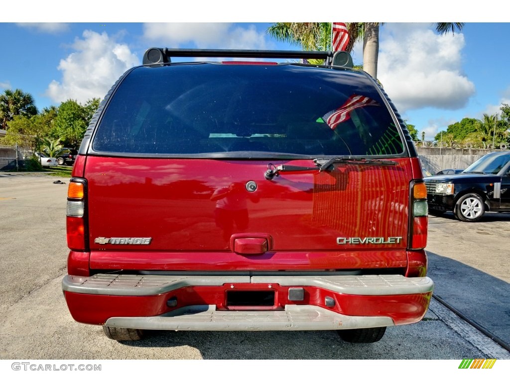 2005 Tahoe Z71 4x4 - Sport Red Metallic / Tan/Neutral photo #65