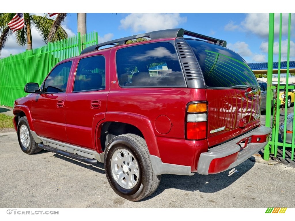 2005 Tahoe Z71 4x4 - Sport Red Metallic / Tan/Neutral photo #67