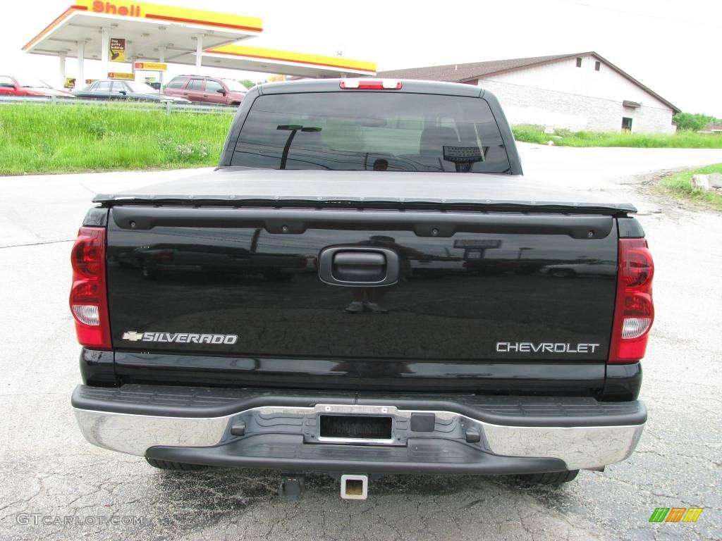 2003 Silverado 1500 Z71 Extended Cab 4x4 - Black / Dark Charcoal photo #4