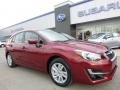 2016 Venetian Red Pearl Subaru Impreza 2.0i Premium 5-door  photo #1