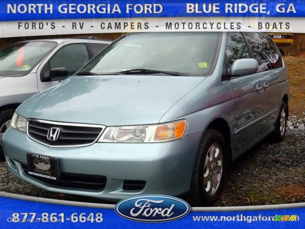 2003 Odyssey EX - Havasu Blue Metallic / Fern photo #1