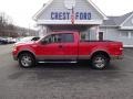 2006 Bright Red Ford F150 Lariat SuperCab 4x4  photo #4