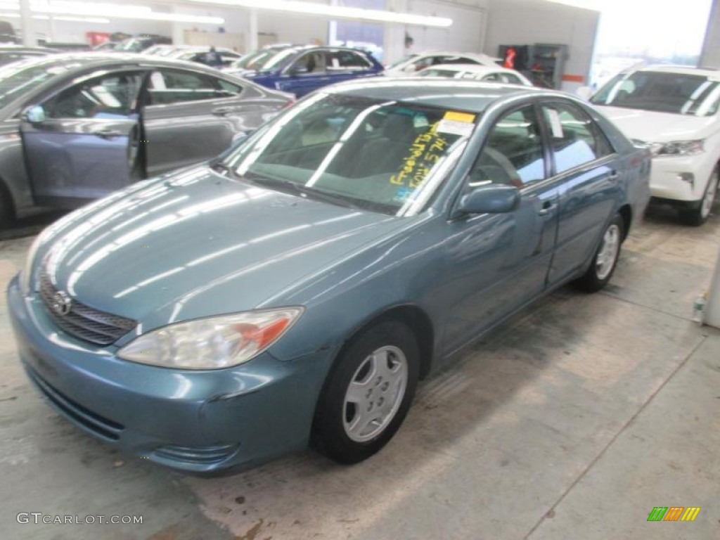 2002 Camry LE - Catalina Blue Metallic / Stone photo #1