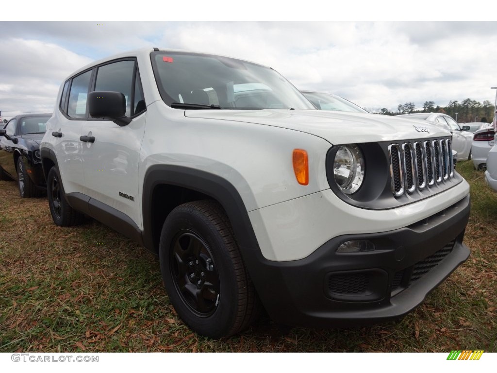 Alpine White 2015 Jeep Renegade Sport Exterior Photo #109387428