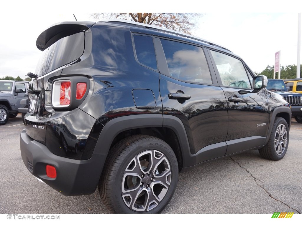 Black 2016 Jeep Renegade Limited Exterior Photo #109388524
