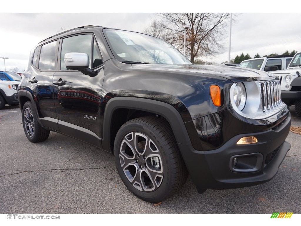 Black 2016 Jeep Renegade Limited Exterior Photo #109388541