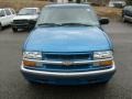 2001 Bright Blue Metallic Chevrolet S10 LS Crew Cab 4x4  photo #8