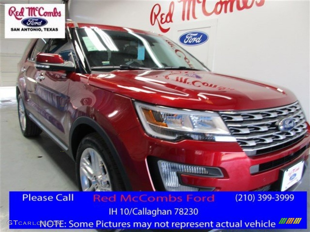 Ruby Red Metallic Tri-Coat Ford Explorer