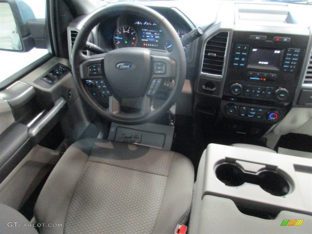 2016 F150 XLT SuperCrew - Shadow Black / Medium Earth Gray photo #13