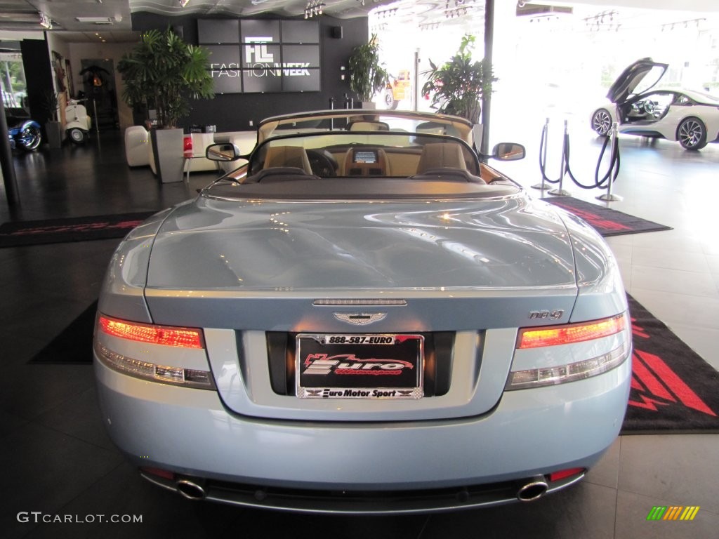 2009 DB9 Volante - Glacial Blue / Sandstorm photo #19