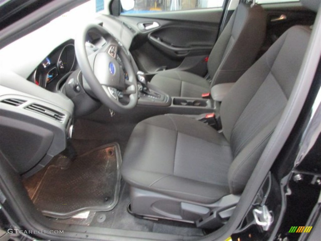 2016 Focus SE Sedan - Shadow Black / Charcoal Black photo #10